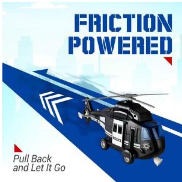 Wolvolk Police👮🏻Helicopter🚁11” w Lights🚨& Sound🚨NIB📦 - Picture 6 of 10